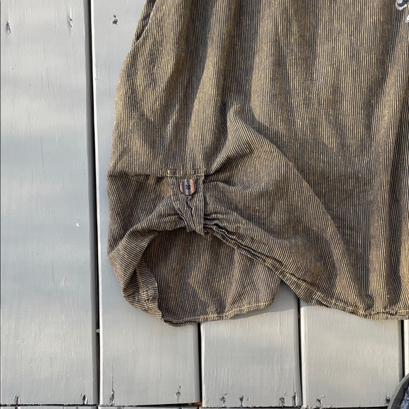 Blue Fish hand painted Floral Brown and gold Dress. Size 1 (10-16) - Picture 8 of 12